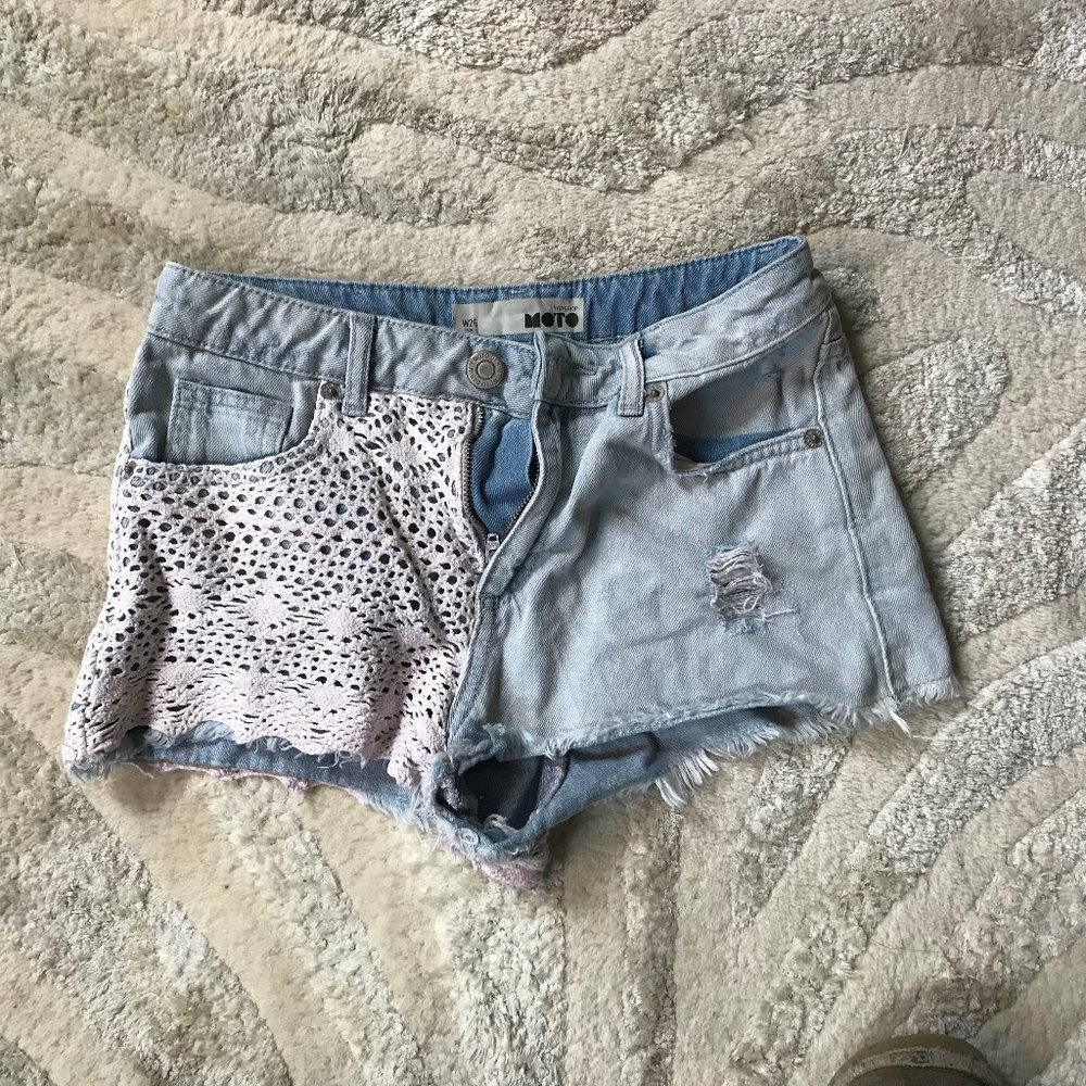 Topshop Jeans Shorts Size 26